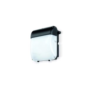 LED Wall Lights - 20W LED Wall Pack - black c/w photocell