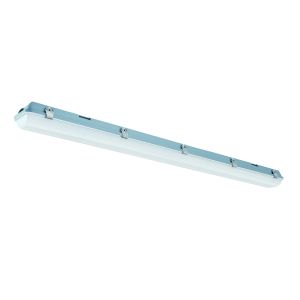 LED Weatherproof Batten - 6ft twin 70W 7100lm 4000K opal