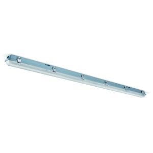 LED Weatherproof Batten - 4ft single 18W 2300lm 4000K frosted