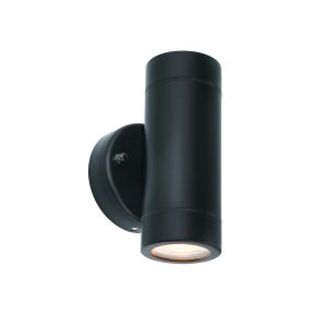 Black Outdoor Wall Up/Down Wall Light GU10