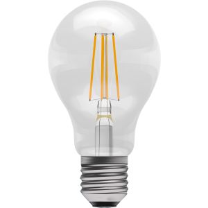 LED Filament GLS - Non-Dimmable - 4W ES/E27 2700K, 15,000 hrs, 470 lumens - clear GLS