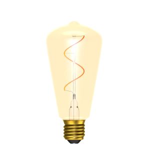 4W LED Vintage Soft Coil Filament Lamp - Squirrel Cage/ES