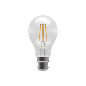 4W LED Coloured Filament GLS Lamp - BC Amber