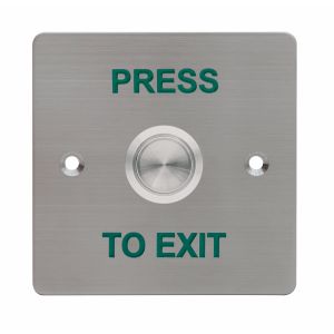 Flush Stainless Steel Exit button