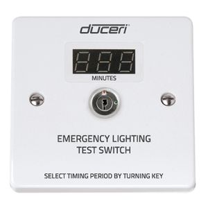 Emergency Lighting Test Key Switch with LCD Display