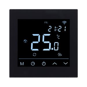 Wi-Fi Electric underfloor heating controller black