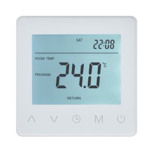 Electric underfloor heating controller white