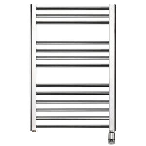 Towel rail 300W 870x500mm chrome + thermostat &amp; control
