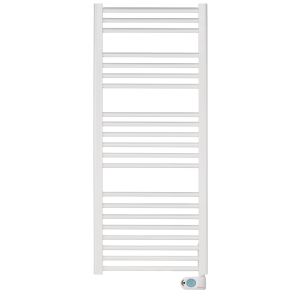 Towel rail 600W 1280x500mm white + thermostat &amp; control
