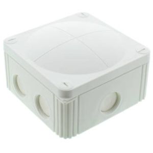 Junction box IP66/67 5P 41A 110x110x66mm white