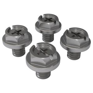 M5 x 6mm Multi Head Screw Trunking BZP - 4 Pack