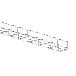 60mm (Deep) x 100mm (Wide) BZP Cable Basket 3m