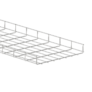 60mm (Deep) x 400mm (Wide) BZP Cable Basket 3m