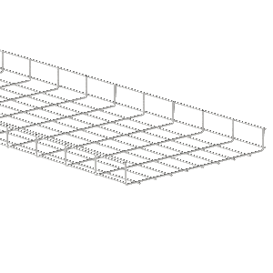 60mm (Deep) x 450mm (Wide) BZP Cable Basket 3m