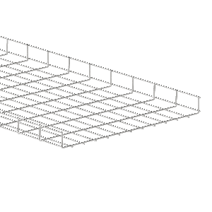 60mm (Deep) x 600mm (Wide) BZP Cable Basket 3m