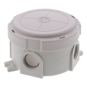 Circular junction box 82 x 57mm - Grey