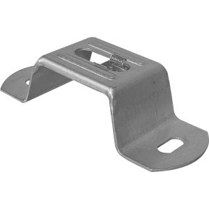 Top hat tray bracket pre-galv pressed steel c/w captive nut(s) 50mm