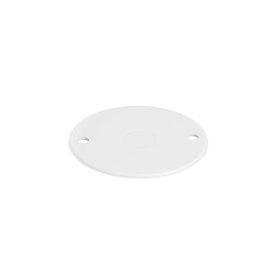 PVC Conduit 65mm Lid - White