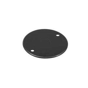 PVC Conduit 65mm Lid - Black