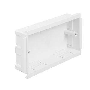 3 Compartment Trunking - 2 Gang Socket Box