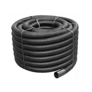 Black Non-Metallic Twin wall ducting 63mm