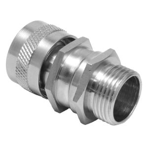 Straight Fitting for Galv Flexible Conduit - 20mm swivel