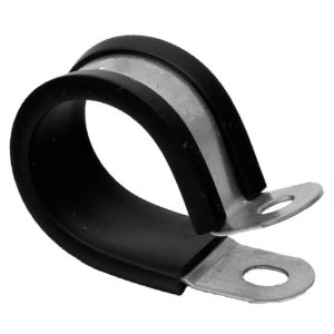 Steel/Rubber Conduit Fixing Clip - 20mm