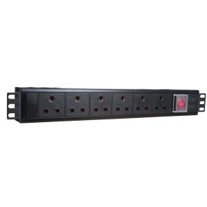 6 way horizontal power distribution unit      