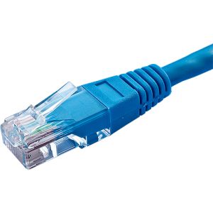 Cat6 UTP patch lead 1.0m blue PVC