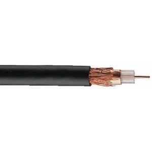 Satellite Coaxial Cable - DT100 75Ohm 100M Black