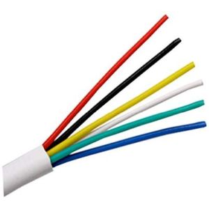 Alarm Cable - 6Core 100M White