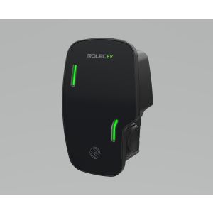 Smart EV charger 7.4kw 2 x T2 socket blk
