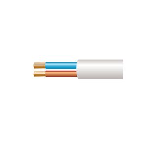 2182Y - Light Duty PVC Flex - Round - 0.75 Conductor - 50m Drum - White